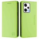 For Redmi Note 12 Explorer RC01 Dual-Folded Magnetic Suction RFID Leather Phone Case(Grass Green) - 2