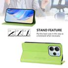 For Redmi Note 14 4G 164.84mm EU Version RC01 Dual-Folded Magnetic Suction RFID Leather Phone Case(Grass Green) - 3