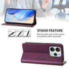 For Redmi Note 14 4G 164.84mm EU Version RC01 Dual-Folded Magnetic Suction RFID Leather Phone Case(Violet) - 3
