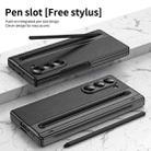 For Samsung Galaxy Z Fold6 Integrated PC + PU Phone Case with Pen / Pen Box(Black) - 3