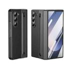 For Samsung Galaxy Z Fold5 Integrated PC + PU Phone Case with Pen / Pen Box(Black) - 1