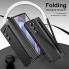 For Samsung Galaxy Z Fold5 Integrated PC + PU Phone Case with Pen / Pen Box(Black) - 2