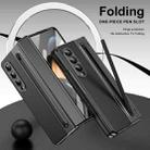 For Samsung Galaxy Z Fold3 5G Integrated PC + PU Phone Case with Pen / Pen Box(Black) - 2