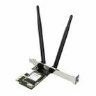 EDUP EP-9617ES 900Mbps WiFi 6 Bluetooth 5.4 Dual-Band 2.4G / 5G PCI-E Wireless WiFi Adapter(Black) - 1