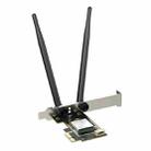 EDUP EP-9617ES 900Mbps WiFi 6 Bluetooth 5.4 Dual-Band 2.4G / 5G PCI-E Wireless WiFi Adapter(Black) - 2