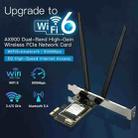 EDUP EP-9617ES 900Mbps WiFi 6 Bluetooth 5.4 Dual-Band 2.4G / 5G PCI-E Wireless WiFi Adapter(Black) - 3