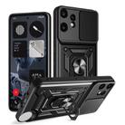 For Nothing CMF Phone 2 Pro Sliding Camera Cover Design TPU+PC Phone Case(Black) - 1