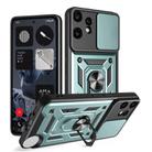 For Nothing CMF Phone 2 Pro Sliding Camera Cover Design TPU+PC Phone Case(Green) - 1