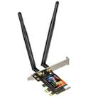 EDUP EP-BE9715 8774Mbps WiFi 7 Bluetooth 5.4 Tri-Band PCI-E WiFi Adapter Wireless Network Card(Black) - 2