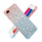 For iPhone 8 / 7 Gradient Glitter Powder Shockproof TPU Protective Case(Blue Green) - 2