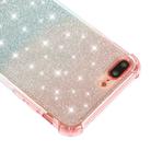 For iPhone 8 / 7 Gradient Glitter Powder Shockproof TPU Protective Case(Green Blue) - 3