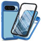 For Google Pixel 9 Pro XL Starry Sky Solid Color Series PC + TPU Phone Case with PET Film(Royal Blue) - 1