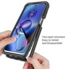 For Motorola Moto G54 Starry Sky Solid Color Series PC + TPU Phone Case with PET Film(Royal Blue) - 3