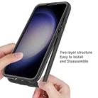 For Samsung Galaxy S24+ 5G Starry Sky Solid Color Series PC + TPU Phone Case with PET Film(Red) - 3