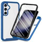 For Samsung Galaxy S24 5G Starry Sky Solid Color Series PC + TPU Phone Case with PET Film(Royal Blue) - 1