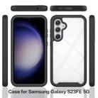 For Samsung Galaxy S23 FE 5G Starry Sky Solid Color Series PC + TPU Phone Case with PET Film(Pink) - 2