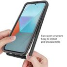 For Redmi Note 13 Pro 5G Starry Sky Solid Color Series PC + TPU Phone Case with PET Film(Sky Blue) - 3