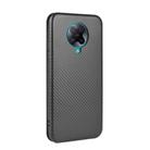 For Xiaomi Redmi K30 Pro Carbon Fiber Texture Horizontal Flip TPU + PC + PU Leather Case with Card Slot(Black) - 3