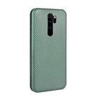 For Xiaomi Redmi Note 8 Pro Carbon Fiber Texture Horizontal Flip TPU + PC + PU Leather Case with Card Slot(Green) - 3