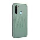 For Xiaomi Redmi Note 8T Carbon Fiber Texture Horizontal Flip TPU + PC + PU Leather Case with Card Slot(Green) - 3