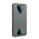 For Xiaomi Black Shark 3 Carbon Fiber Texture Horizontal Flip TPU + PC + PU Leather Case with Card Slot(Black) - 3