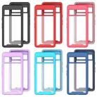 For Google Pixel 7 Starry Sky Solid Color Shockproof TPU Clear PC Phone Case(Black) - 2