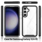 For Samsung Galaxy S24 FE 5G Starry Sky Solid Color Shockproof TPU Clear PC Phone Case(Purple) - 3