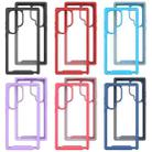 For Samsung Galaxy S24 Ultra 5G Starry Sky Solid Color Shockproof TPU Clear PC Phone Case(Sky Blue) - 2