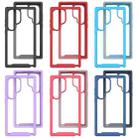 For Samsung Galaxy S24 Ultra 5G Starry Sky Solid Color Shockproof TPU Clear PC Phone Case(Pink) - 2
