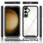 For Samsung Galaxy S24+ 5G Starry Sky Solid Color Shockproof TPU Clear PC Phone Case(Pink) - 3