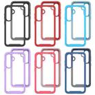 For Samsung Galaxy S24 5G Starry Sky Solid Color Shockproof TPU Clear PC Phone Case(Dark Blue) - 2