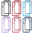 For Samsung Galaxy S23 FE 5G Starry Sky Solid Color Shockproof TPU Clear PC Phone Case(Red) - 2