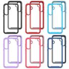 For Samsung Galaxy S23 FE 5G Starry Sky Solid Color Shockproof TPU Clear PC Phone Case(Purple) - 2