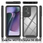 Motorola Moto G Stylus 5G 2024 Starry Sky Solid Color Shockproof TPU Clear PC Phone Case(Sky Blue) - 2