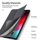 For iPad Air 2022 / 2020 10.9 DUX DUCIS Domo Series Horizontal Flip Magnetic TPU + PU Leather Case with Three-folding Holder & Pen Slot(Black) - 9