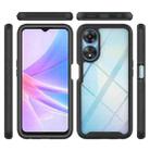 For OPPO A78 5G Starry Sky Solid Color Shockproof TPU Clear PC Phone Case(Dark Blue) - 2
