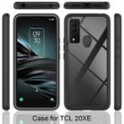 For TCL 20 XE Starry Sky Solid Color Shockproof TPU Clear PC Phone Case(Purple) - 3