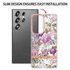 For Samsung Galaxy S25 Ultra 5G Flowers and Plants Series IMD TPU Phone Case(Purple Peony) - 2
