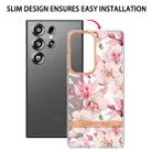 For Samsung Galaxy S25 Ultra 5G Flowers and Plants Series IMD TPU Phone Case(Pink Gardenia) - 2