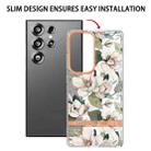 For Samsung Galaxy S25 Ultra 5G Flowers and Plants Series IMD TPU Phone Case(Green Gardenia) - 2