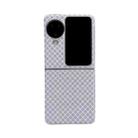 For OPPO Find N3 Flip Sparkling Diamond Rhombus PC Phone Case(Silver) - 1
