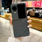 For OPPO Find N3 Flip Sparkling Diamond Rhombus PC Phone Case(Black) - 2