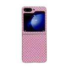 For Samsung Galaxy Z Flip6 5G Sparkling Diamond Rhombus PC Phone Case(Pink) - 1