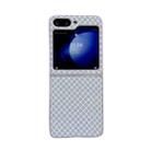 For Samsung Galaxy Z Flip6 5G Sparkling Diamond Rhombus PC Phone Case(Silver) - 1