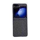 For Samsung Galaxy Z Flip6 5G Sparkling Diamond Rhombus PC Phone Case(Black) - 1