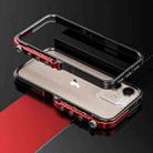 For iPhone 16 Mechanical Armor Creative Metal Frame Aluminum Alloy Phone Case(Black) - 1