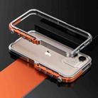 For iPhone 16 Mechanical Armor Creative Metal Frame Aluminum Alloy Phone Case(Silver) - 1