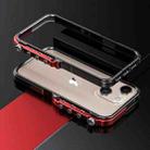 For iPhone 15 Mechanical Armor Creative Metal Frame Aluminum Alloy Phone Case(Black) - 1