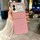 For Huawei nova Flip Sparkling Diamond Rhombus PC Phone Case(Pink) - 2