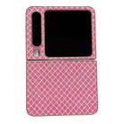For Huawei Pura X Sparkling Diamond Rhombus PC Phone Case(Pink) - 1
